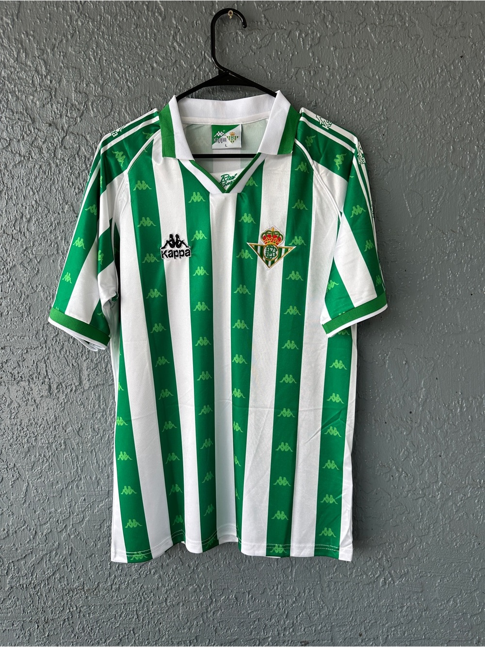 Joaquin Real Betis Retro Soccer Jersey Home Green 95/97 Men - Picture 2 of 4